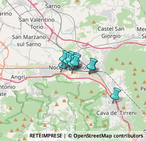 Mappa Via Domenicantonio Siniscalchi, 84014 Nocera Inferiore SA, Italia (1.38455)