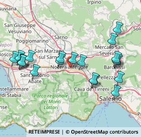 Mappa Via D. A. Siniscalchi, 84014 Nocera Inferiore SA, Italia (9.1815)