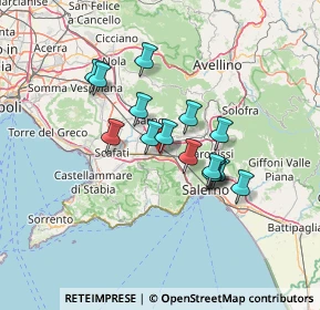 Mappa Via Domenicantonio Siniscalchi, 84014 Nocera Inferiore SA, Italia (11.39067)