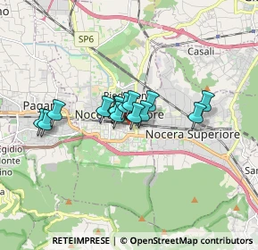 Mappa Via Domenicantonio Siniscalchi, 84014 Nocera Inferiore SA, Italia (1.20429)