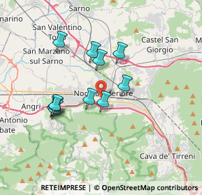 Mappa Via Giacomo Canale, 84014 Nocera Inferiore SA, Italia (3.24182)