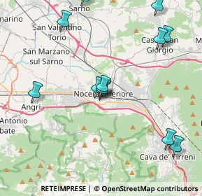 Mappa Via Costantino Amato, 84014 Nocera Inferiore SA, Italia (4.68333)