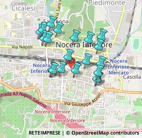 Mappa Via Francesco Lanzara, 84014 Nocera Inferiore SA, Italia (0.4115)