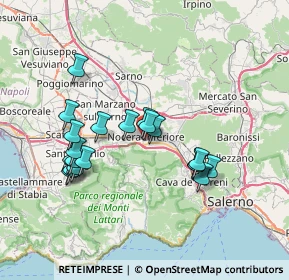 Mappa Via Francesco Lanzara, 84014 Nocera Inferiore SA, Italia (7.284)