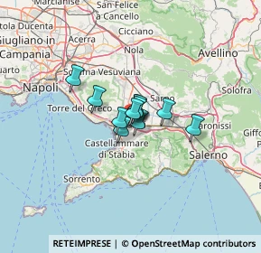 Mappa Via Achille Grandi, 84018 Scafati SA, Italia (6.13636)