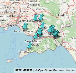 Mappa Via Achille Grandi, 84018 Scafati SA, Italia (9.9305)