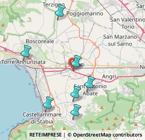 Mappa Via Achille Grandi, 84018 Scafati SA, Italia (6.3575)