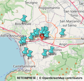 Mappa Via Achille Grandi, 84018 Scafati SA, Italia (2.87933)