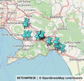 Mappa Prima Traversa Luigi Angrisani, 84014 Nocera Inferiore SA, Italia (10.0225)