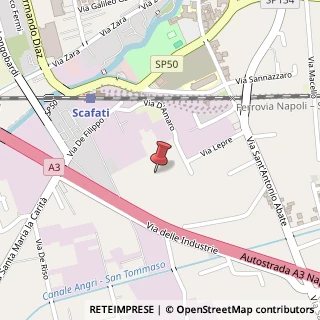 Mappa Via Diamaro Trav. Fienga, 84018 Scafati, Salerno (Campania)
