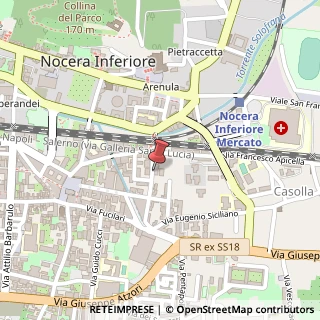 Mappa Via Marco Nonio Balbo, 27, 84014 Nocera Inferiore, Salerno (Campania)
