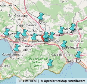 Mappa Via A. Califano, 84016 Pagani SA, Italia (7.99929)