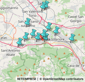 Mappa Via A. Califano, 84016 Pagani SA, Italia (3.26583)