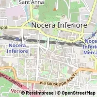 Kaart Nocera Inferiore