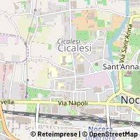 Kaart Nocera Inferiore