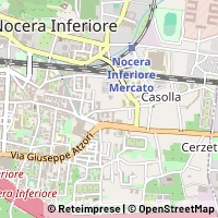Hartă Nocera Inferiore