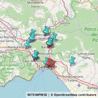 Mappa 84081 Baronissi SA, Italia (6.08789)