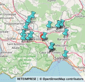 Mappa Corso Giacomo Matteotti, 84015 Nocera Superiore SA, Italia (6.84176)