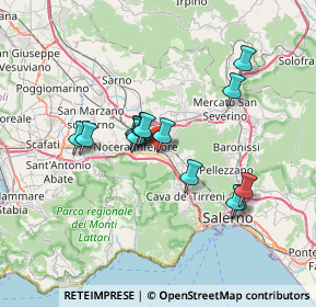 Mappa Via Matteotti, 84015 Nocera Superiore SA, Italia (6.215)