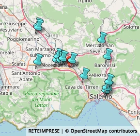 Mappa Corso Giacomo Matteotti, 84015 Nocera Superiore SA, Italia (6.86)