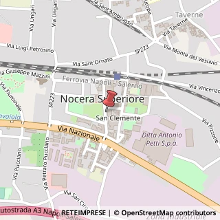 Mappa Corso Giacomo Matteotti, 16, 84015 Nocera Superiore, Salerno (Campania)