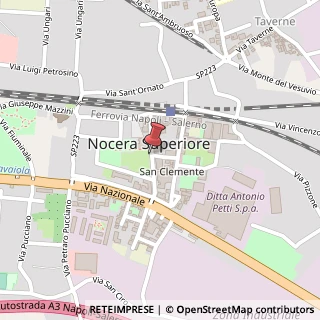 Mappa Corso matteotti 46, 84015 Nocera Superiore, Salerno (Campania)