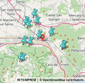 Mappa Corso Giacomo Matteotti, 84015 Nocera Superiore SA, Italia (3.8875)