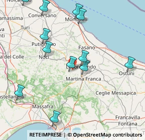 Mappa Strada Alberobello Zona A, 74015 Martina Franca TA, Italia (19.72083)