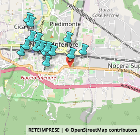 Mappa Via Gerardo Palma, 84014 Nocera Inferiore SA, Italia (1.01063)