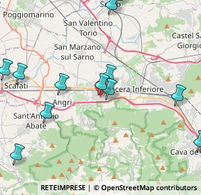Mappa Via I Traversa Fontana, 84016 Pagani SA, Italia (6.21667)
