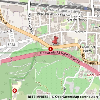 Mappa Via Giuseppe Atzori, 226, 84014 Nocera Inferiore, Salerno (Campania)