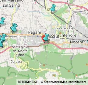 Mappa Via Carmine, 84016 Pagani SA, Italia (3.74167)