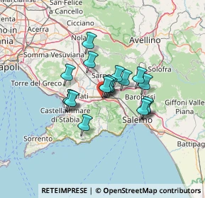 Mappa Via Carmine, 84016 Pagani SA, Italia (10.06412)