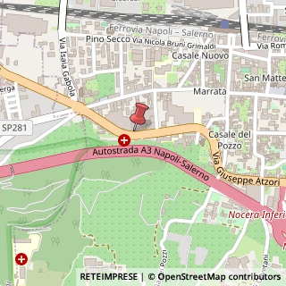 Mappa Via Atzori G., 228, 84014 Nocera Inferiore, Salerno (Campania)
