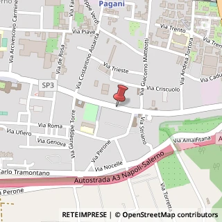 Mappa Corso Padovano Ettore, 31, 84016 Pagani, Salerno (Campania)