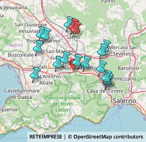Mappa Via Armando Diaz, 84016 Pagani SA, Italia (6.975)