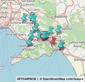 Mappa Via Pagano Nicola, 84016 Pagani SA, Italia (10.63556)