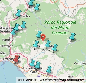 Mappa Via Magistrato Linguiti, 84095 Giffoni Valle Piana SA, Italia (10.6205)