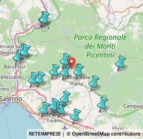 Mappa Via Magistrato Linguiti, 84095 Giffoni Valle Piana SA, Italia (9.7115)