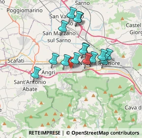 Mappa Via Sorvello, 84016 Pagani SA, Italia (3.07867)