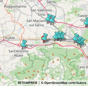 Mappa Via Sorvello, 84016 Pagani SA, Italia (4.98)
