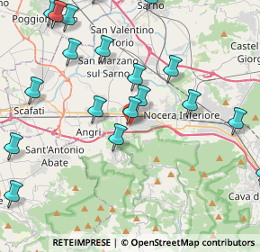 Mappa Via Sorvello, 84016 Pagani SA, Italia (5.691)