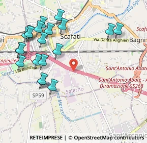 Mappa A3 Napoli - Reggio Calabria, 84018 Scafati SA, Italia (1.299)