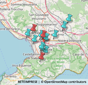 Mappa A3 Napoli - Reggio Calabria, 84018 Scafati SA, Italia (4.93077)