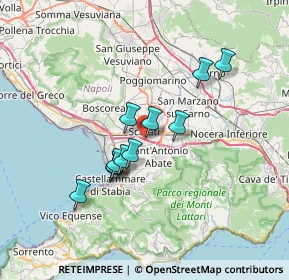 Mappa A3 Napoli - Reggio Calabria, 84018 Scafati SA, Italia (5.94)