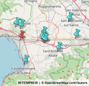 Mappa A3 Napoli - Reggio Calabria, 84018 Scafati SA, Italia (3.56091)