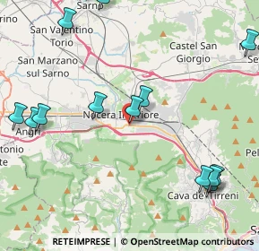 Mappa Via F. Pietro Lamberti, 84014 Nocera Inferiore SA, Italia (6.07533)