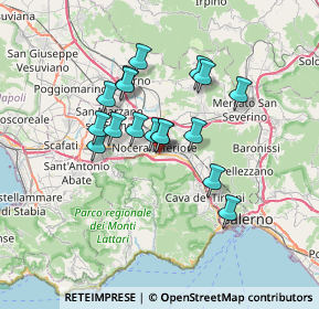 Mappa Via F. Pietro Lamberti, 84014 Nocera Inferiore SA, Italia (5.78706)