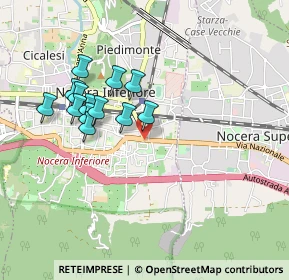 Mappa Via F. Pietro Lamberti, 84014 Nocera Inferiore SA, Italia (0.88)