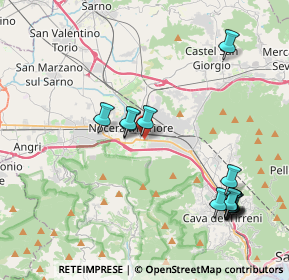 Mappa Via Catello Ferreri, 84014 Nocera Inferiore SA, Italia (4.86462)